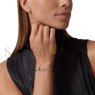 CARTIER JUSTE UN CLOU BRACELET SMALL MODEL REVERSE-SET DIAMONDS CRB6092017